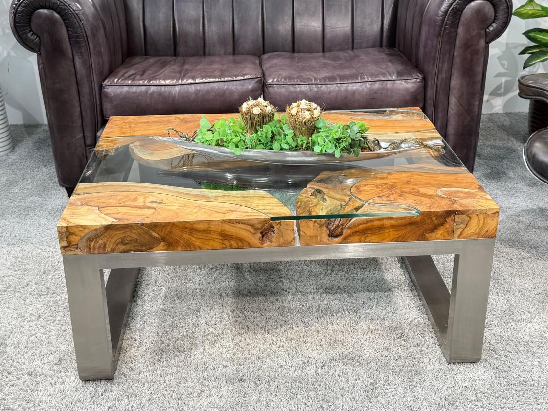 Couchtisch aus Holz Natural Landscape 100cm
