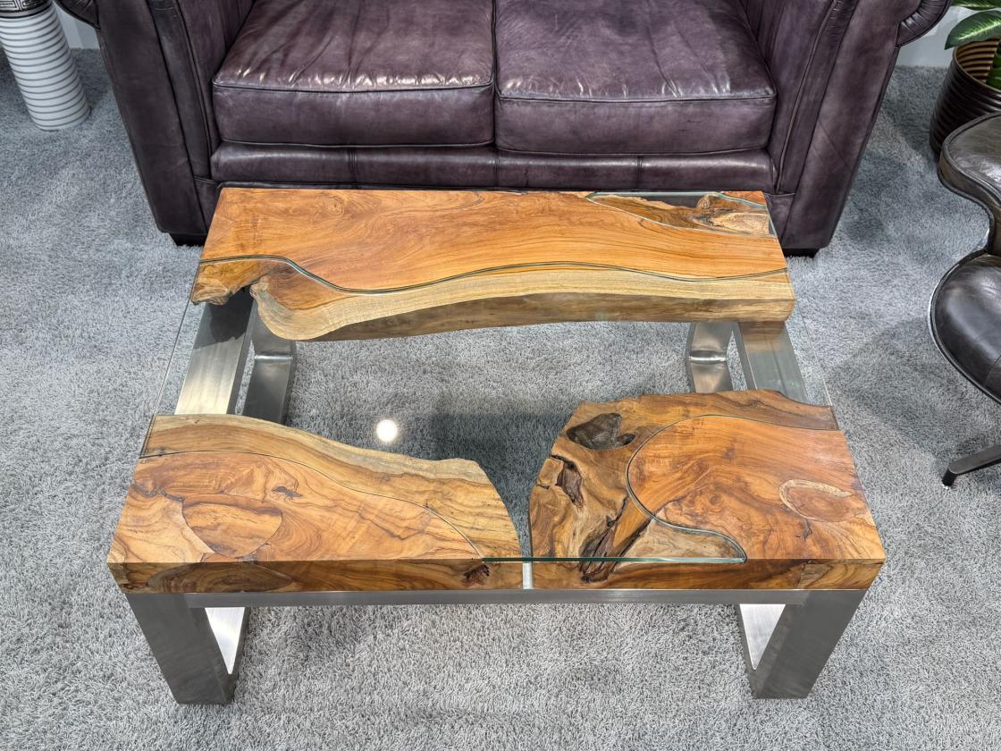 Couchtisch aus Holz Natural Landscape 100cm