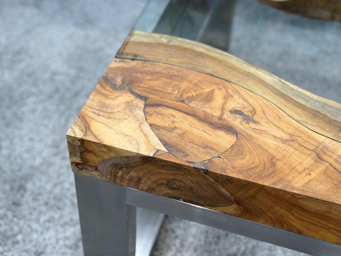 Couchtisch aus Holz Natural Landscape 100cm