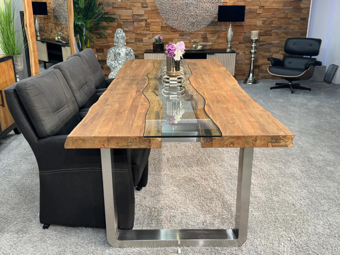 Massiver Holztisch Esszimmer 250 cm