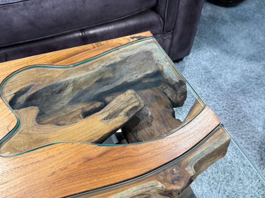Couchtisch aus Holz Elements 100-80cm