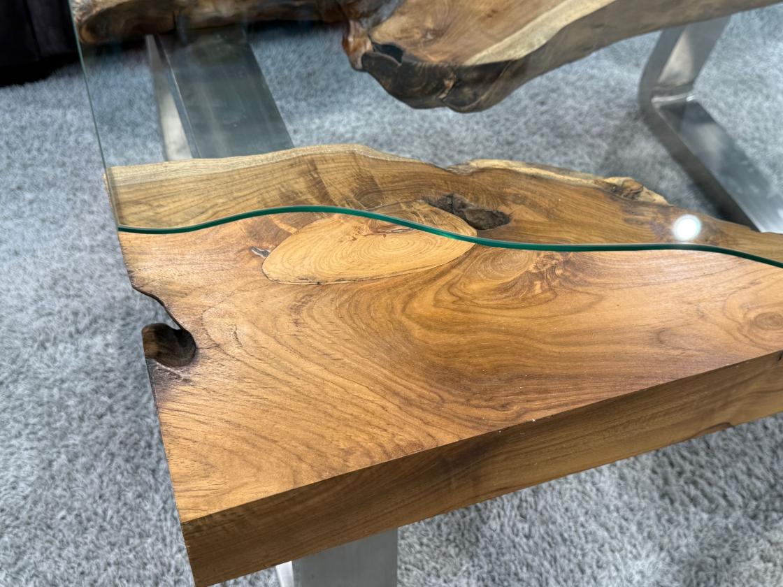 Couchtisch aus Holz Elements 100-80cm