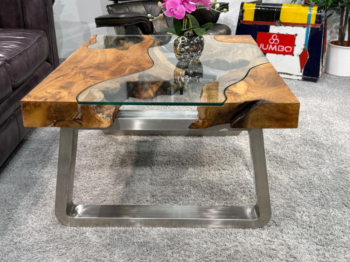 Couchtisch aus Holz Elements 100-80cm