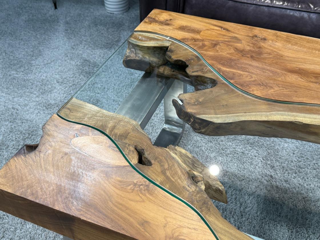 Couchtisch aus Holz Elements 100-80cm
