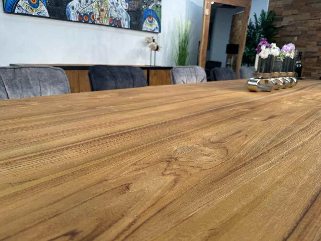 Esstisch mit Baumkante Atlanta 300 cm