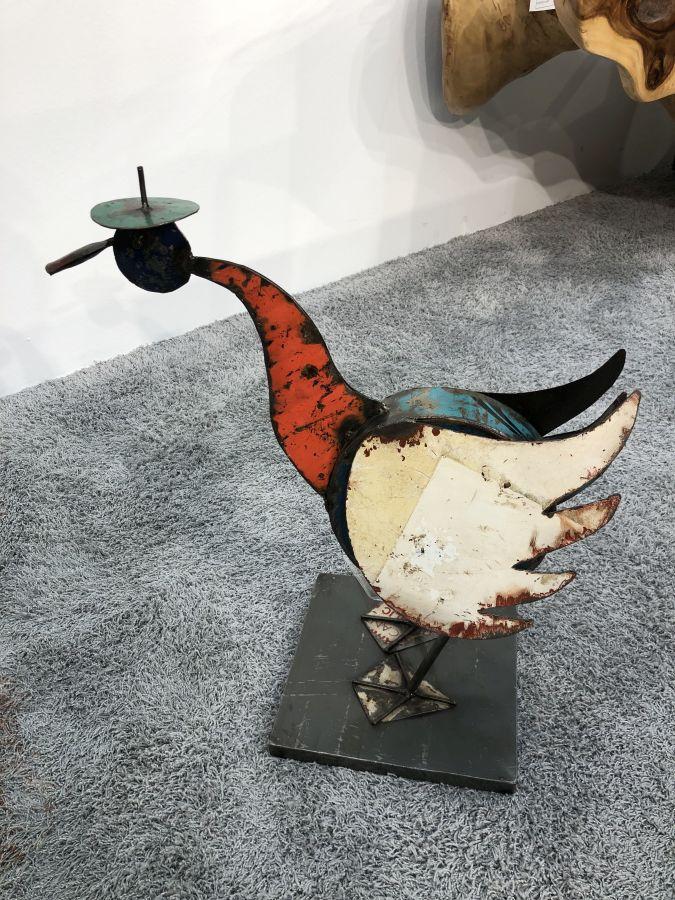 Skulptur aus Altmetall