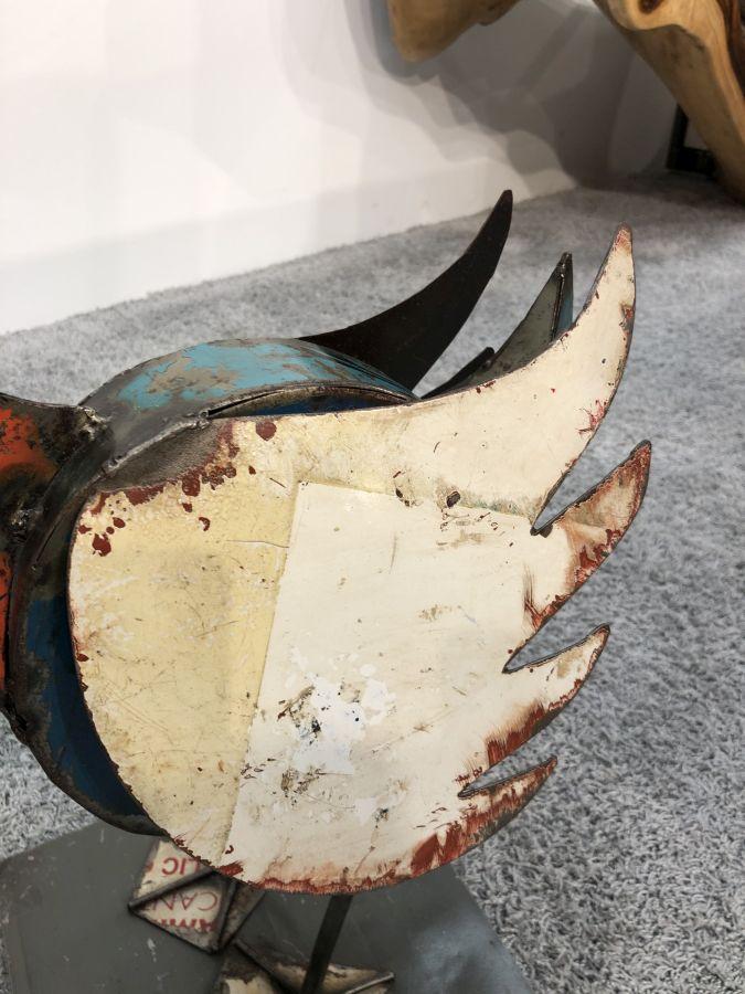 Skulptur aus Altmetall