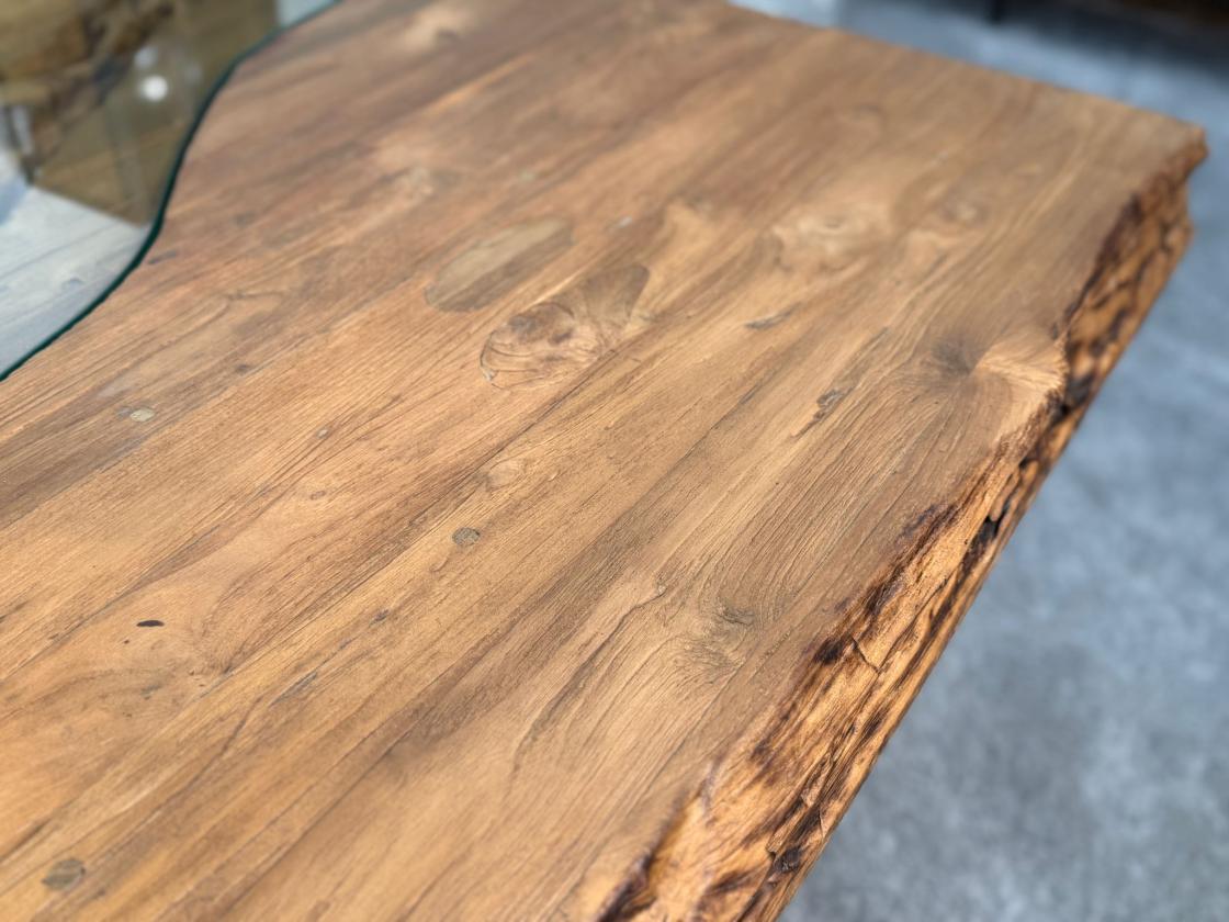 Deep Island - Moderner Esstisch aus Holz 220 cm lang