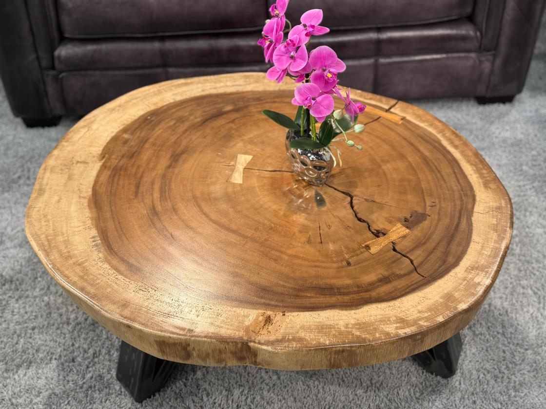 Baumscheiben Couchtisch Bromo