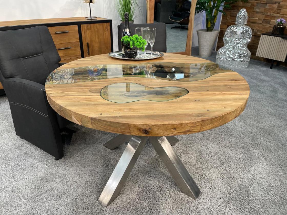 Runder Esstisch Eternia aus Holz einzigartig beeindruckend