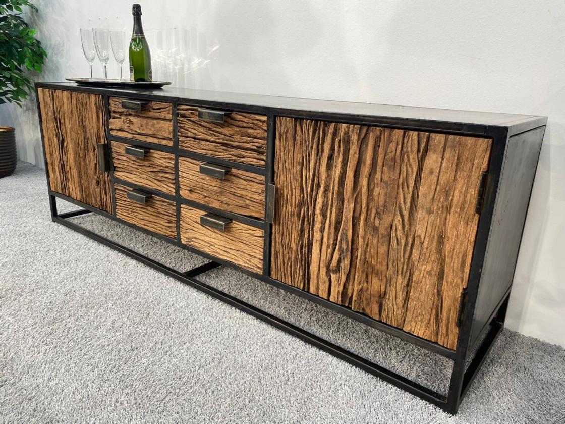 Sideboard recyceltes Holz