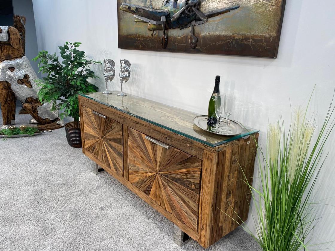 Sideboard recyceltes Holz