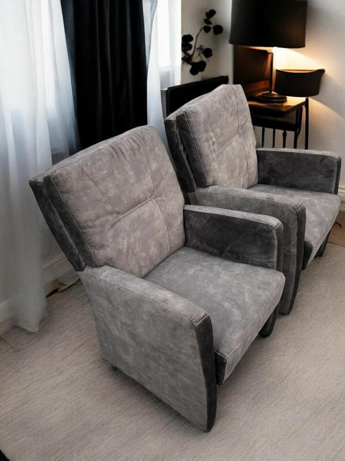 Design Esszimmerstuhl Sessel Granada samt grau
