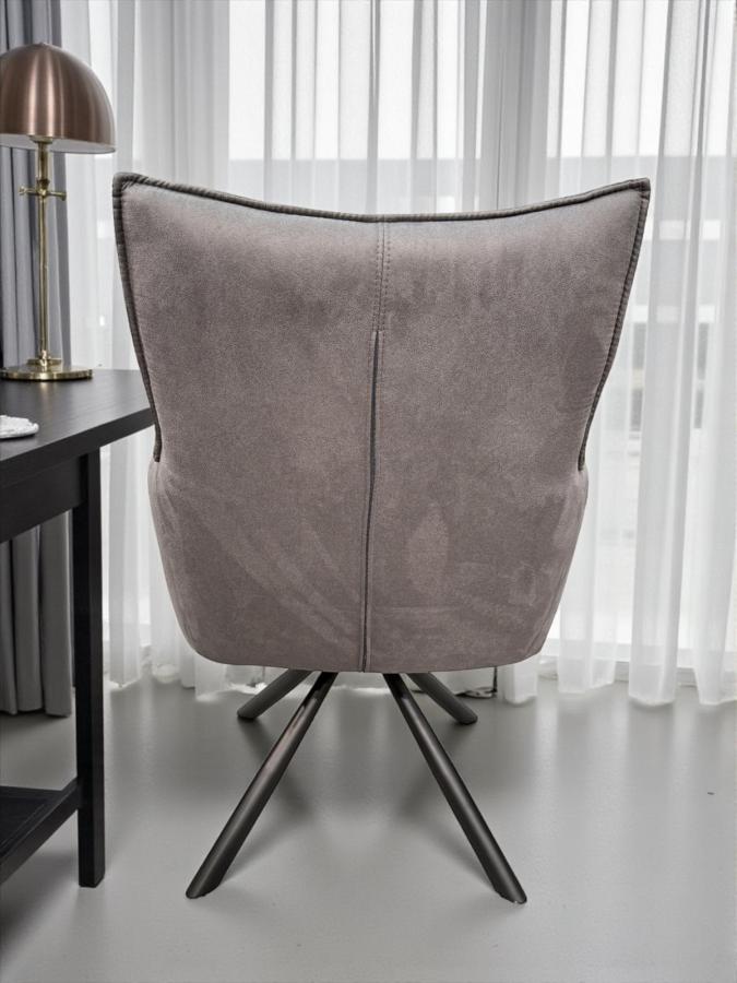 Esszimmerstuhl drehbar grau