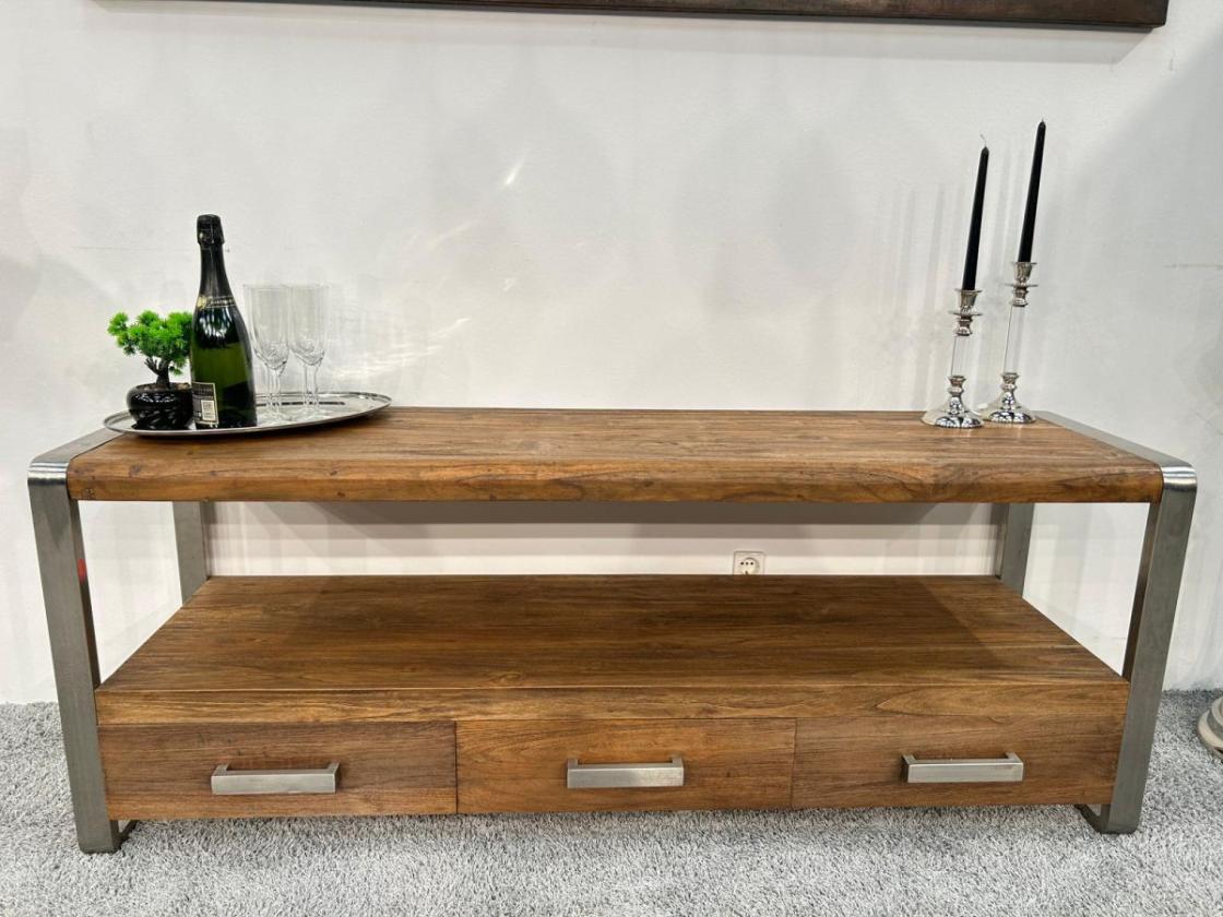 TV Schrank/Sideboard aus recyceltem Teakholz 160 cm