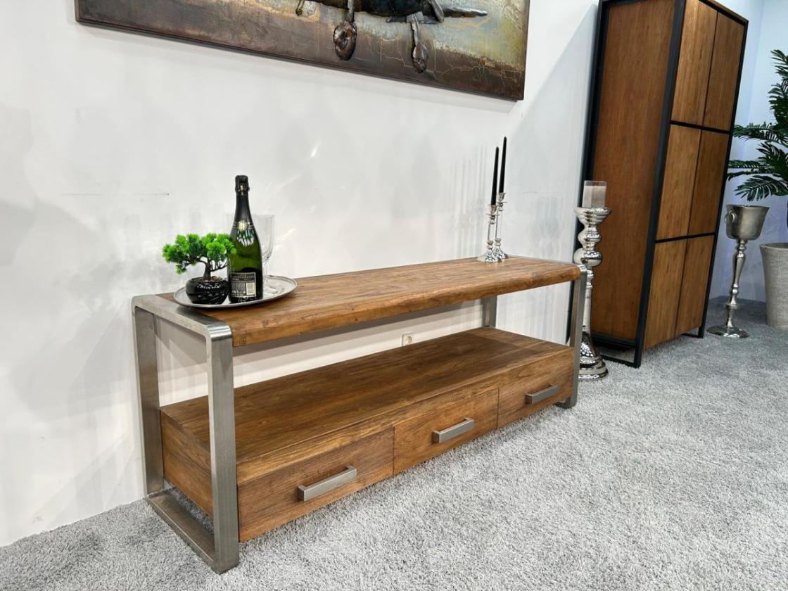 TV Schrank/Sideboard aus recyceltem Teakholz 160 cm