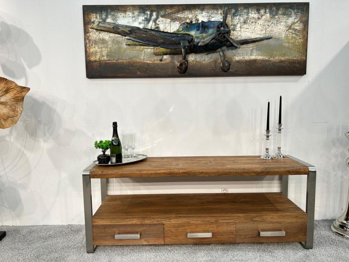 TV Schrank/Sideboard aus recyceltem Teakholz 160 cm