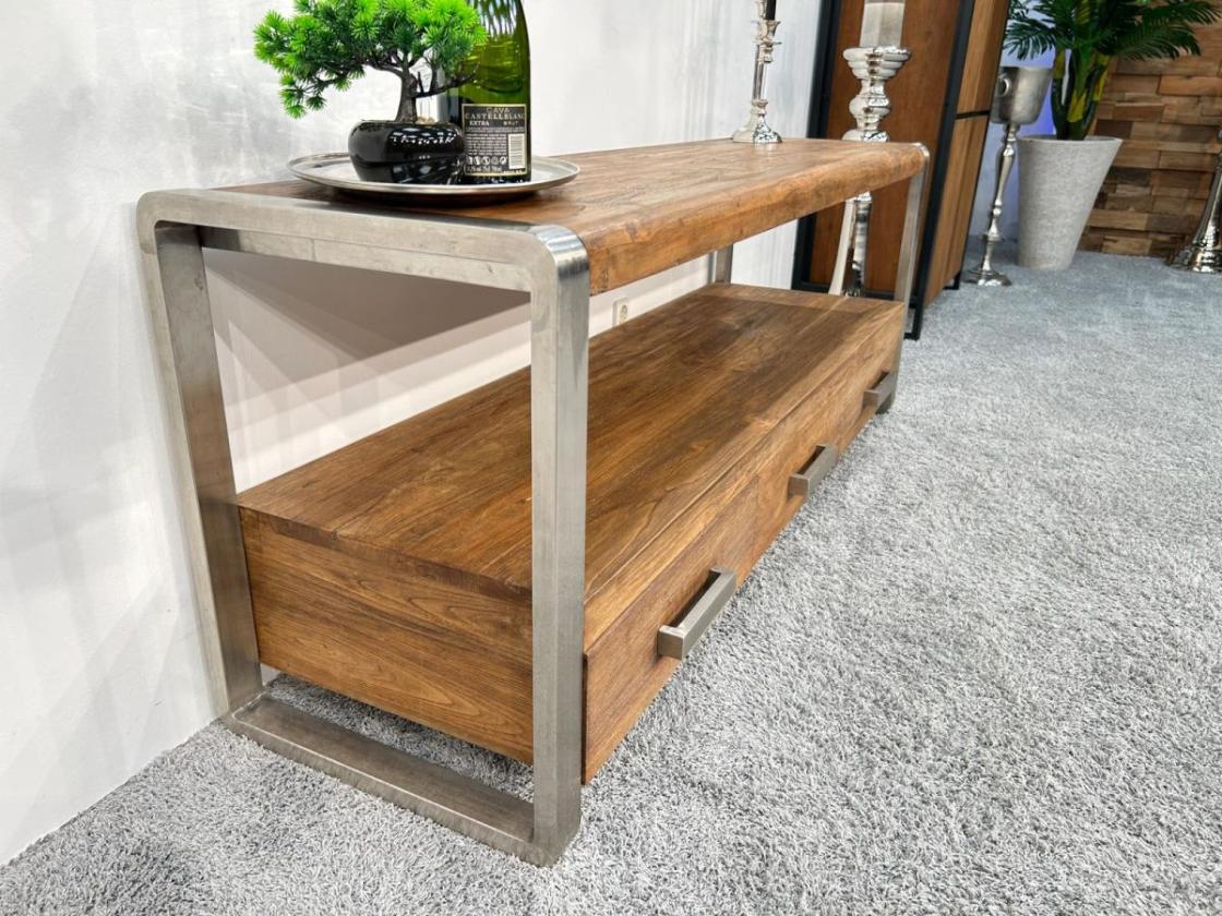 TV Schrank/Sideboard aus recyceltem Teakholz 160 cm