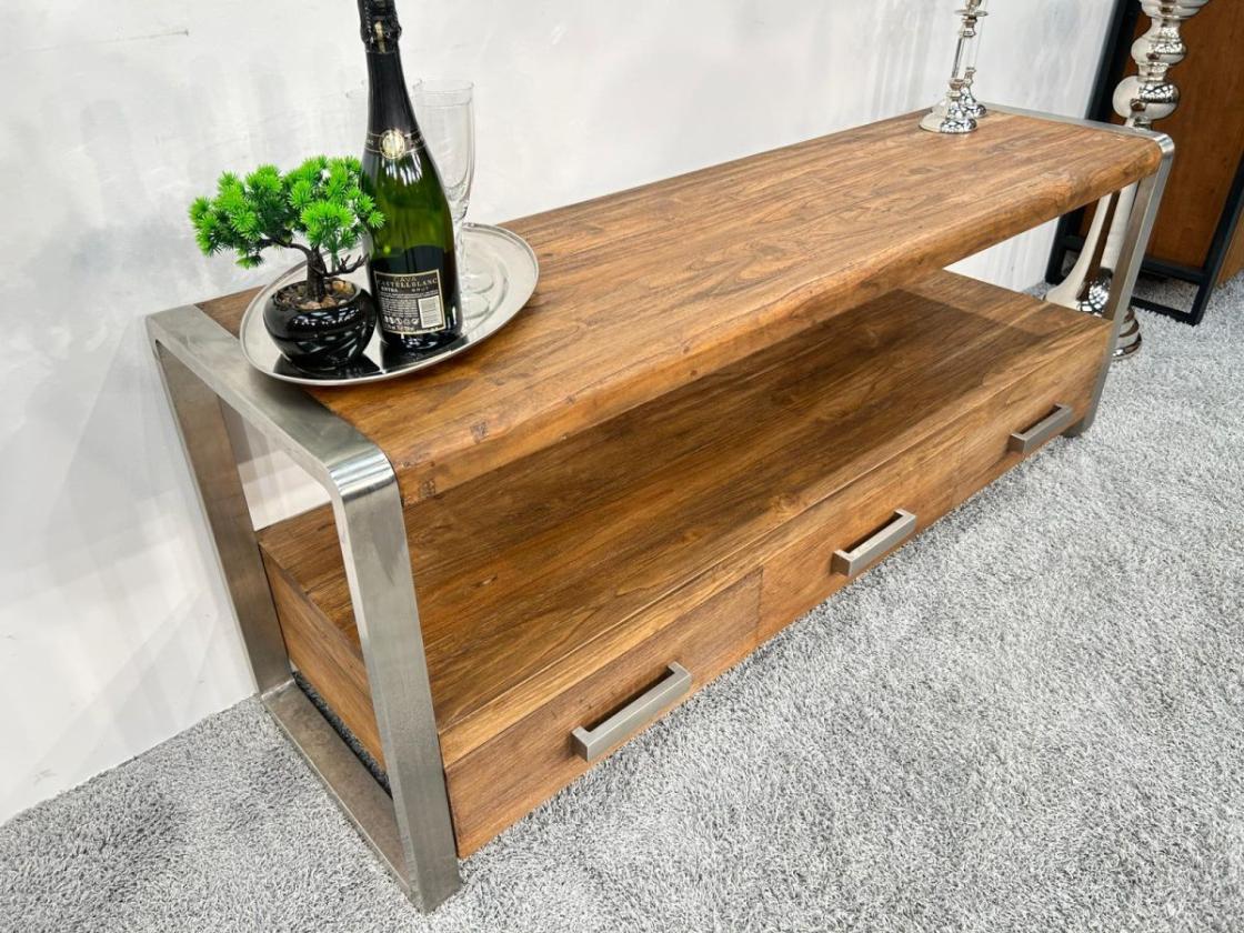 TV Schrank/Sideboard aus recyceltem Teakholz 160 cm