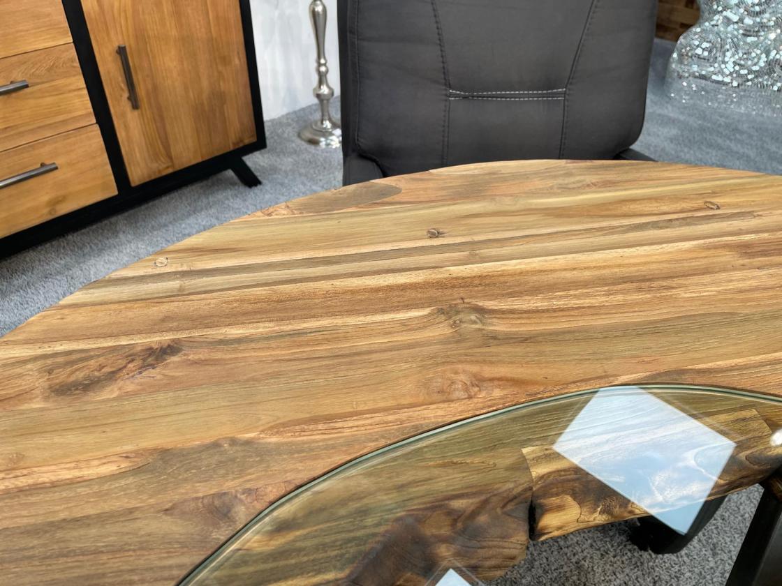 Runder Esstisch aus Holz 120 cm