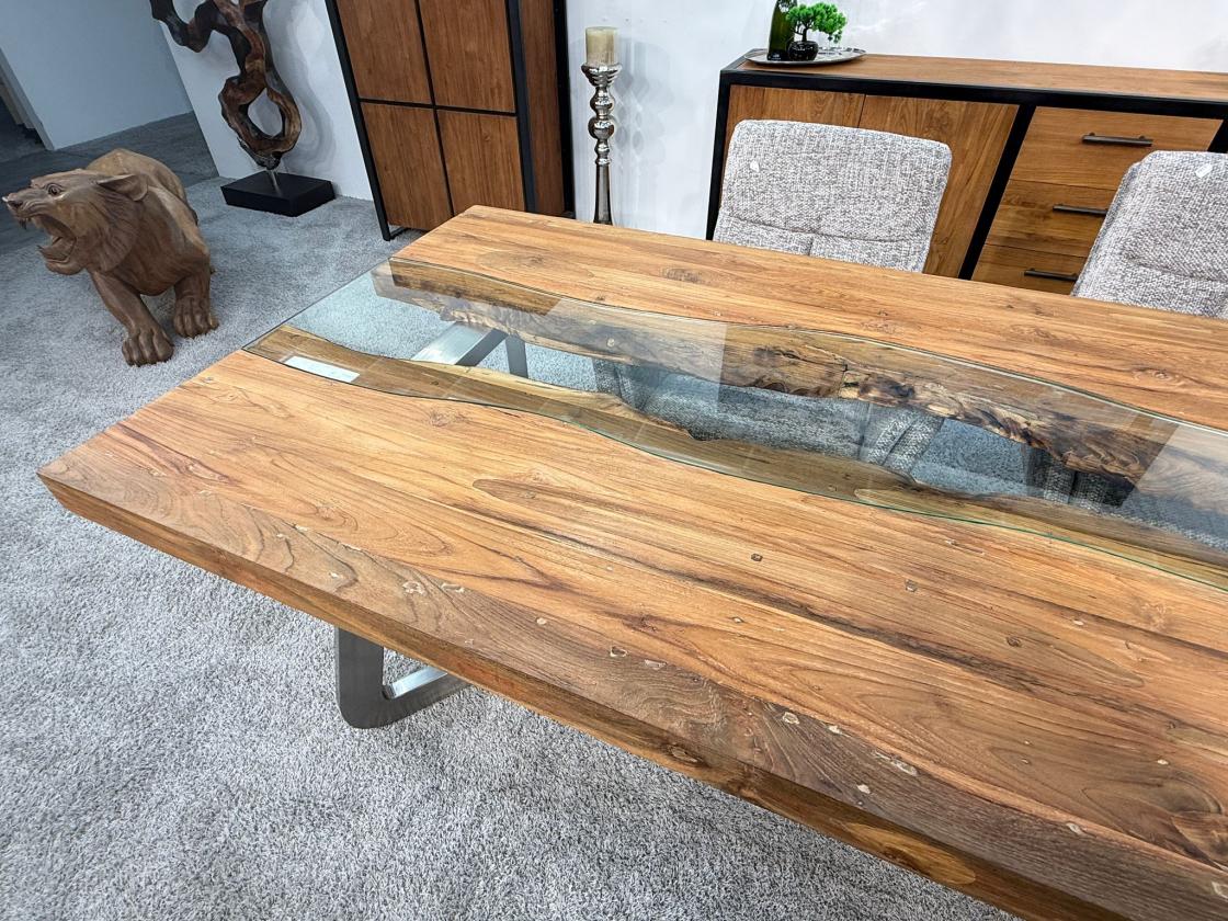 Esszimmertisch aus Holz 220 cm