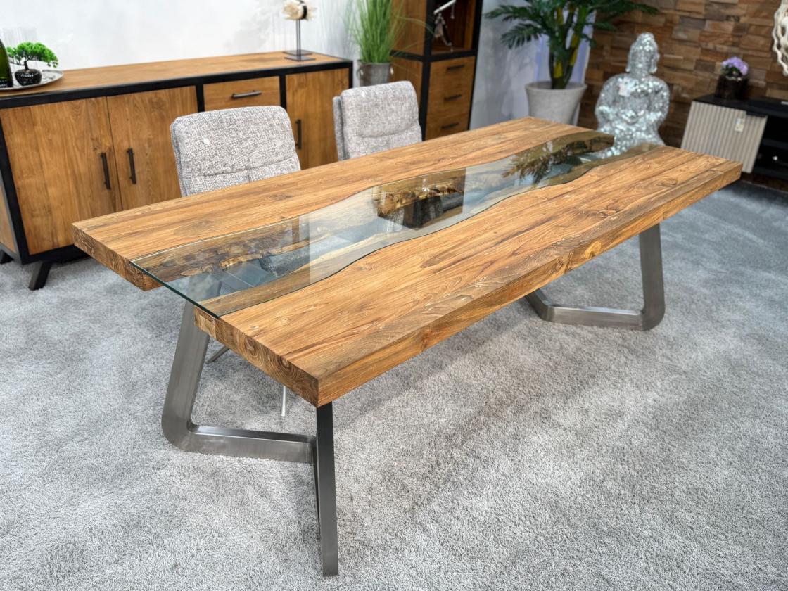 Esszimmertisch aus Holz 220 cm