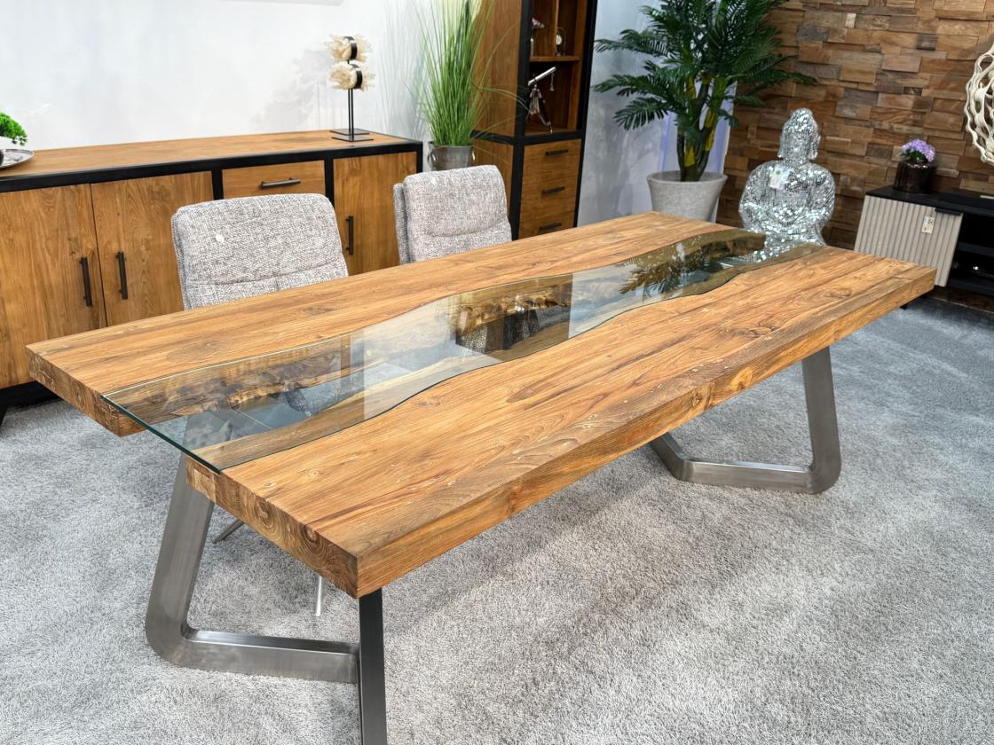 Esszimmertisch aus Holz 220 cm