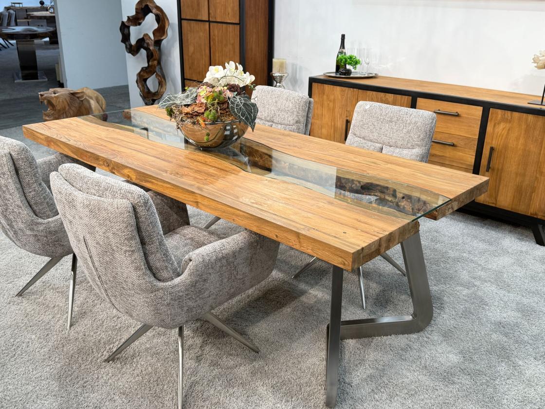Esszimmertisch aus Holz 220 cm