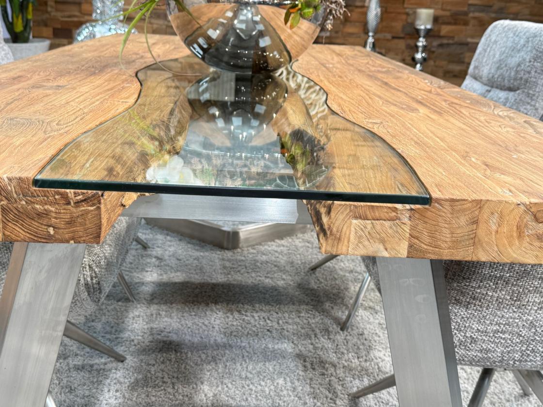 Esszimmertisch aus Holz 220 cm