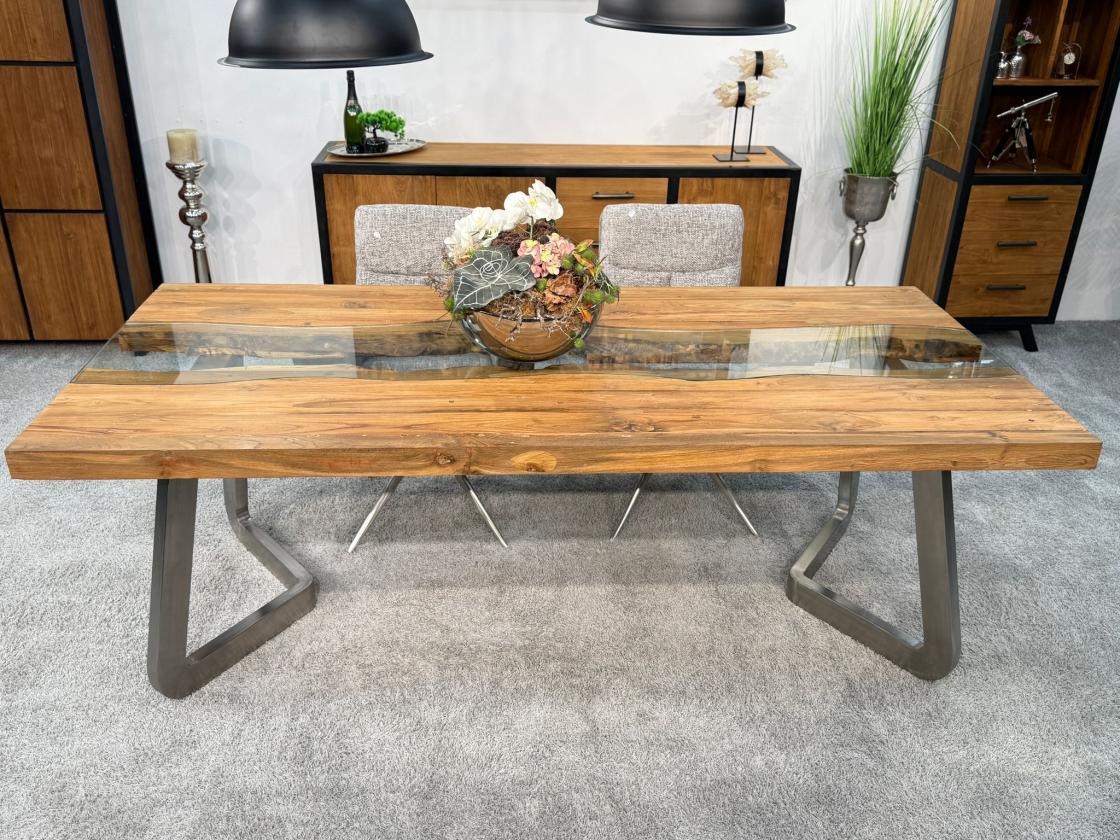 Esszimmertisch aus Holz 220 cm