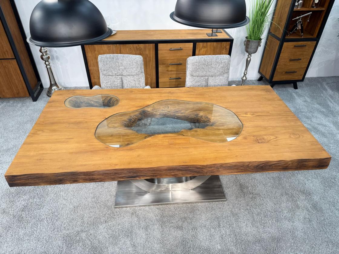 Vollholztisch Deep Island 200 cm