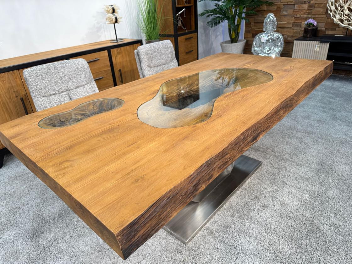 Vollholztisch Deep Island 200 cm