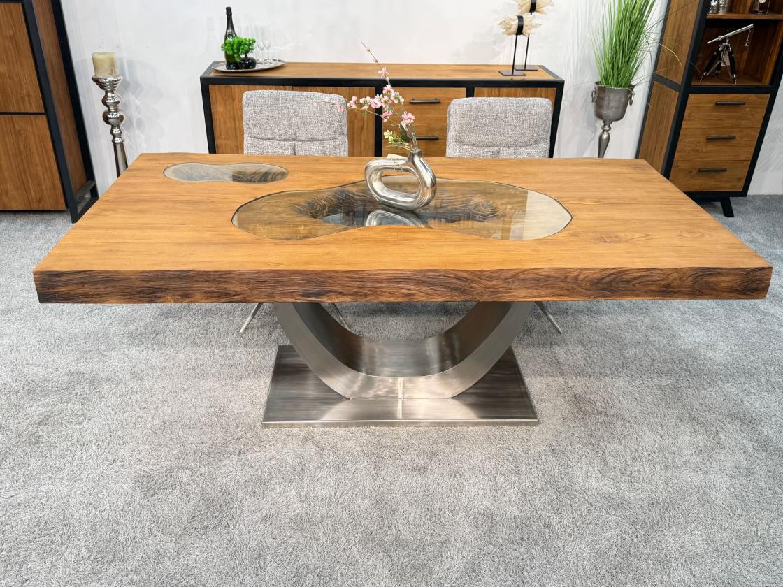 Vollholztisch Deep Island 200 cm