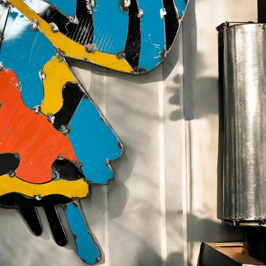 Wanddekoration Schmetterling Metall