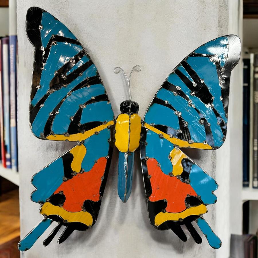 Wanddekoration Schmetterling Metall