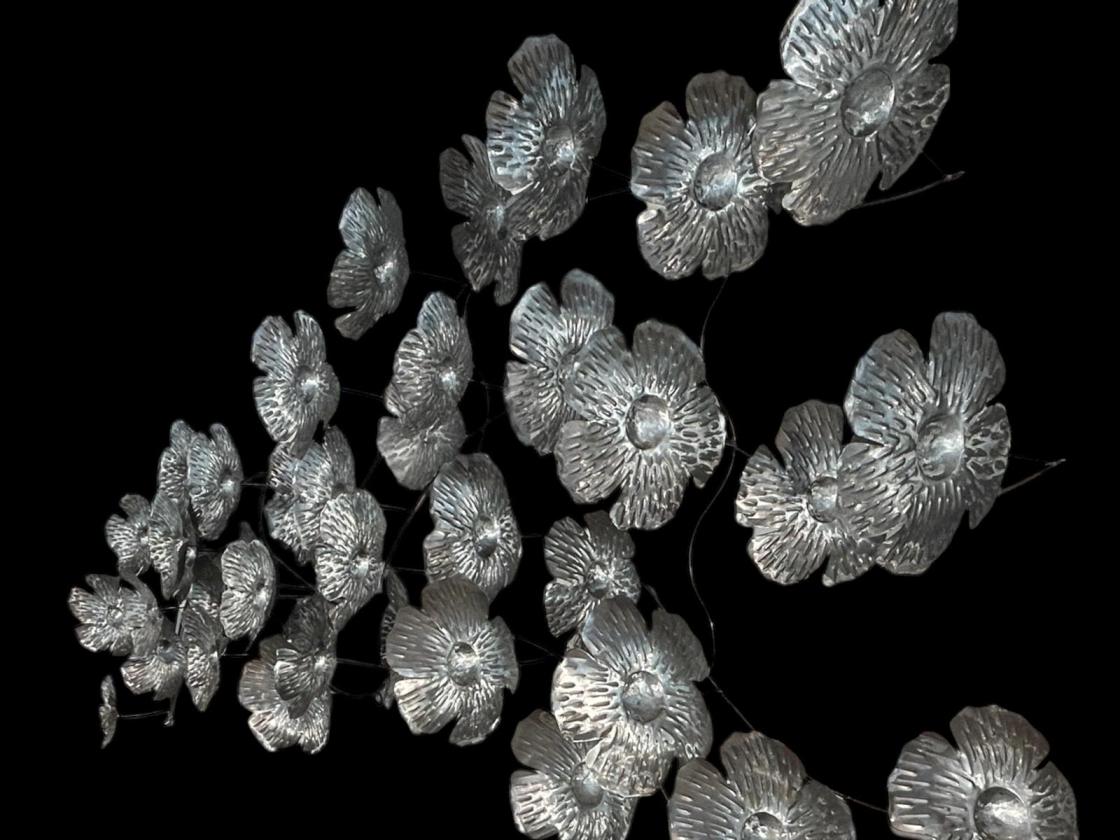 Designer Wanddekoration aus Stahlblech