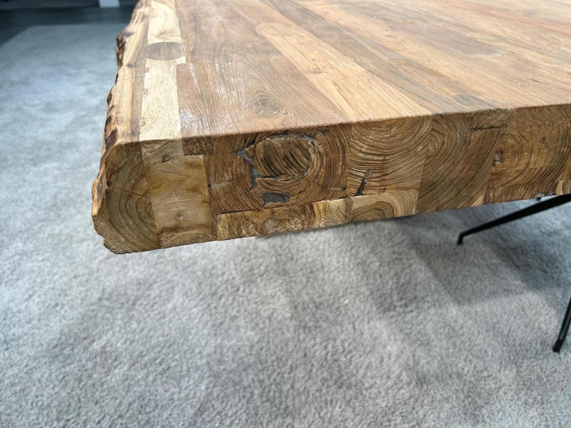 Masstisch Esstisch auf Wunschmass mit Edelstahl