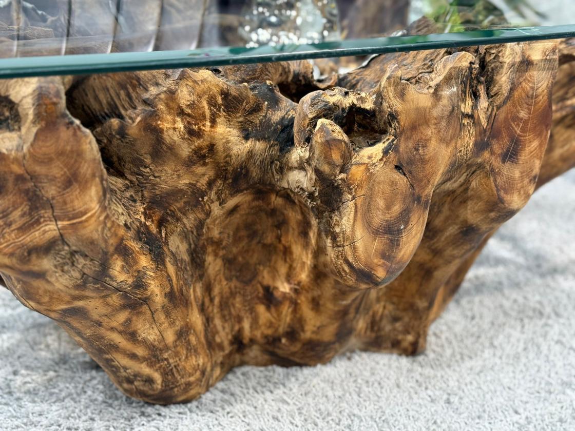 Baumwurzel Couchtisch Root aus Teakholz
