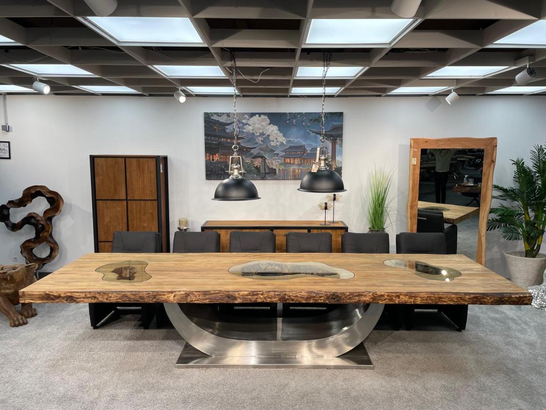 Einmaliger Design Konferenztisch / Esstisch 400cm