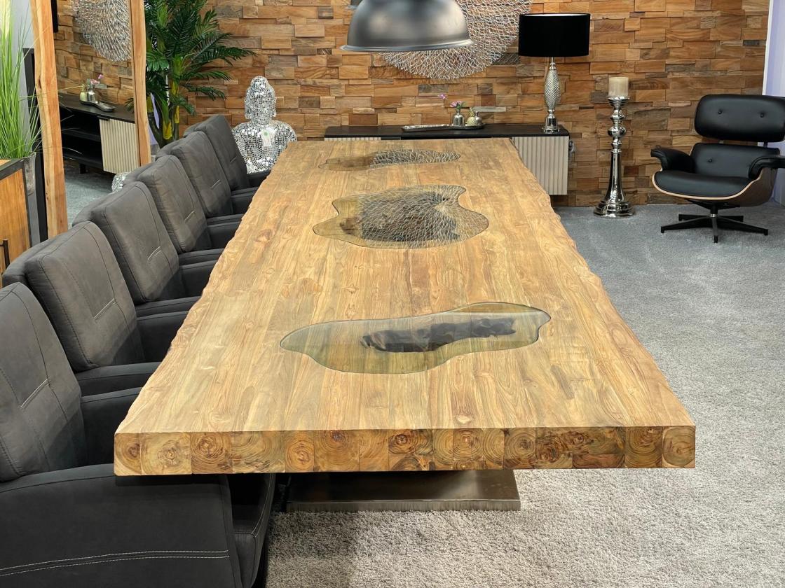 Einmaliger Design Konferenztisch / Esstisch 400cm
