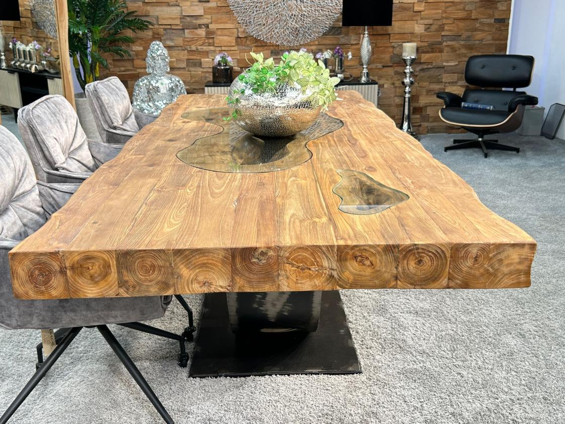 Esstisch massiver Holztisch Designtisch 250 cm