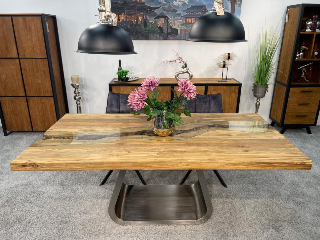 Esstisch  Massivholztisch Deep Island