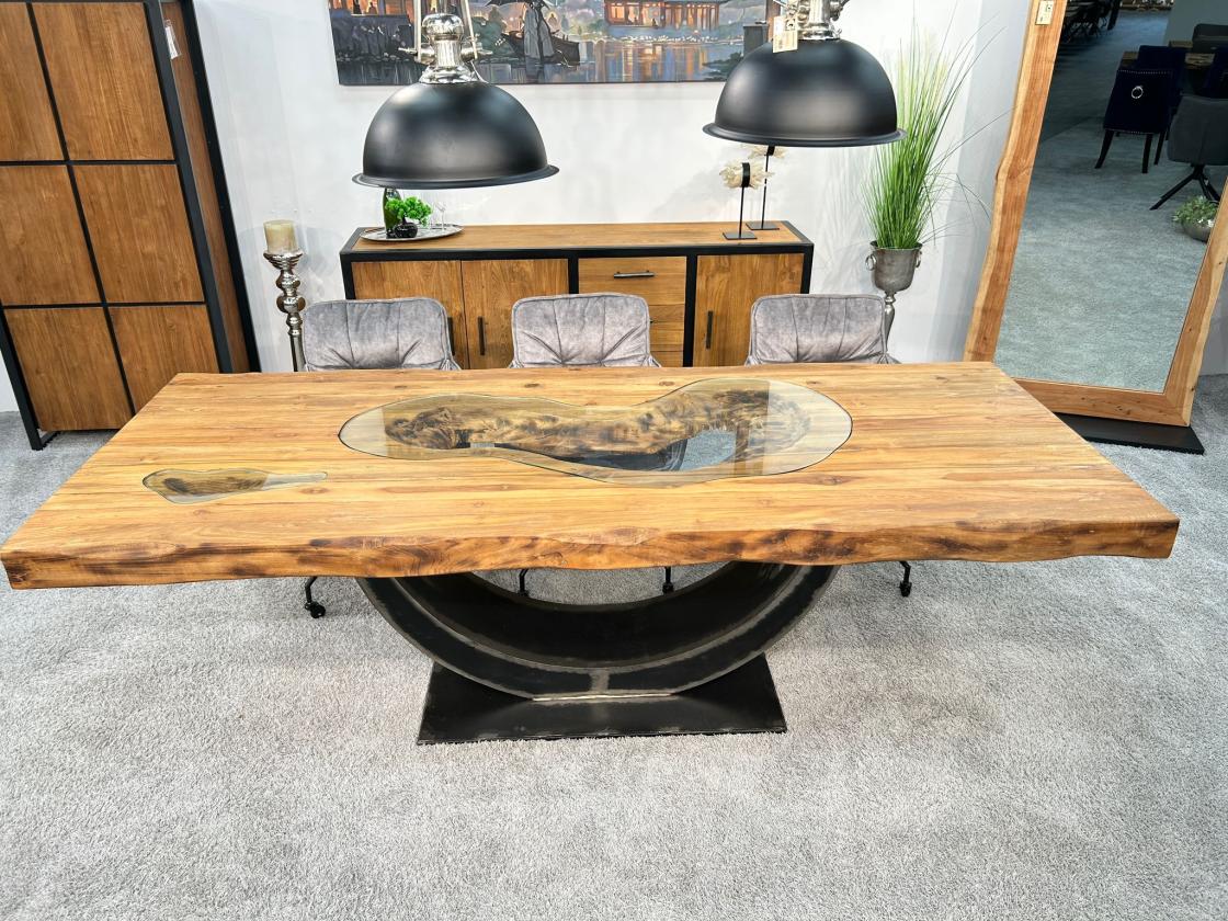 Esstisch massiver Holztisch Designtisch 250 cm