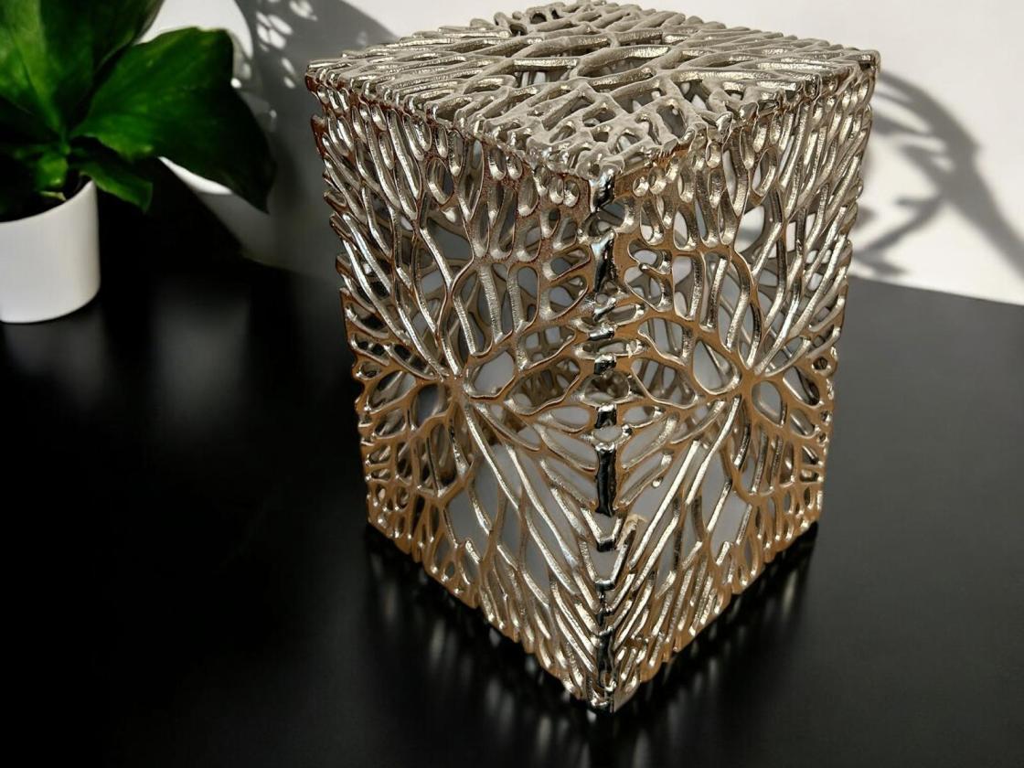 Dekoration Hocker aus Massivholz