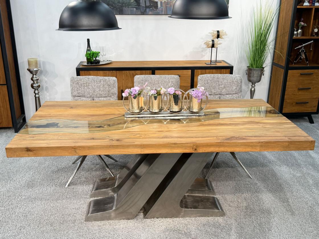 Esstisch  Massivholztisch Deep Island