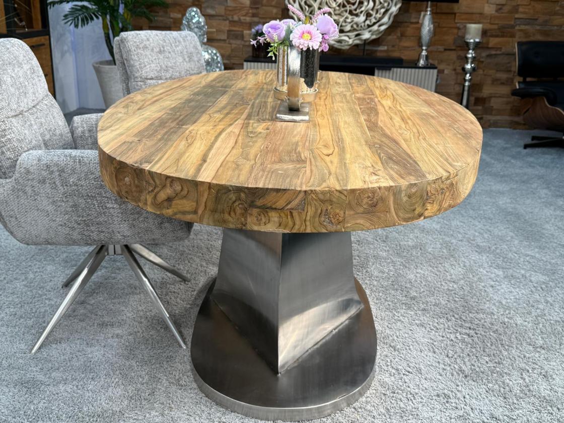 Ovaler Esstisch Konferenztisch aus Holz Sky Island