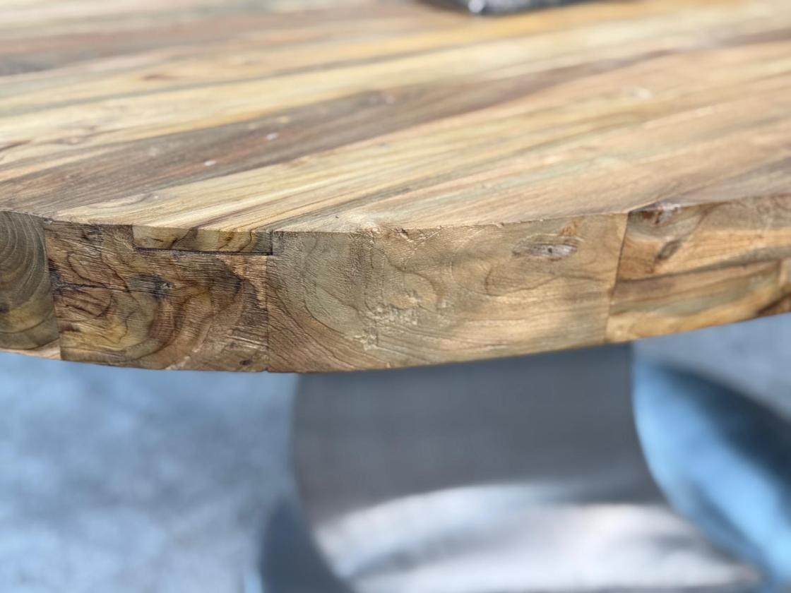 Ovaler Esstisch Konferenztisch aus Holz Sky Island
