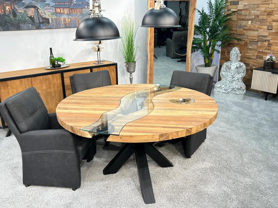 Runder Esszimmertisch 160 cm Eternia