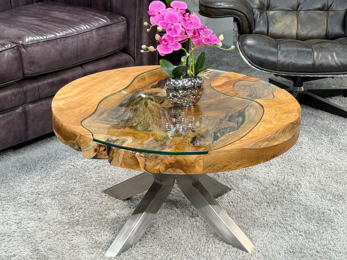 Runder Couchtisch Sunrise 80 cm