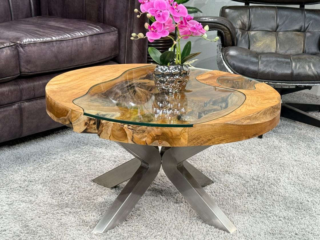 Runder Couchtisch Sunrise 80 cm